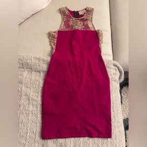 Mason by Michelle Hot Pink Mini Dress